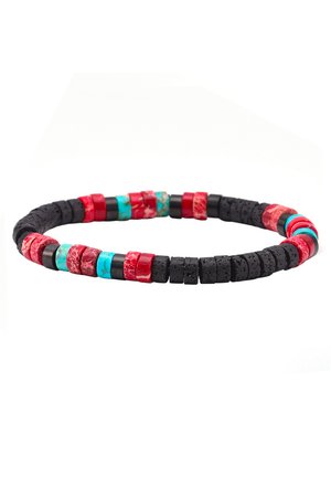 Bracelet - noir/rouge/turquoise