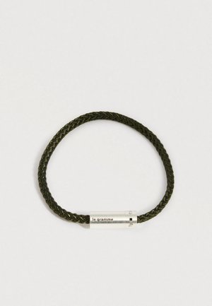 NATO CABLE BRACELET - Armband - silver/khaki