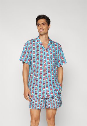 CAMP COLLAR SHIRT ECO - Hemd - light blue lick me