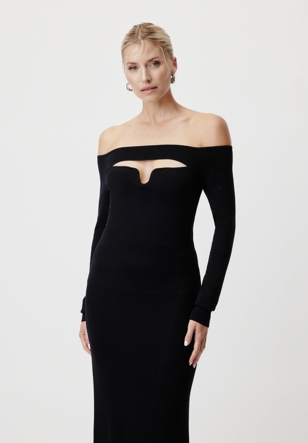 EVELIN JUMPER - Long sleeved top - schwarz