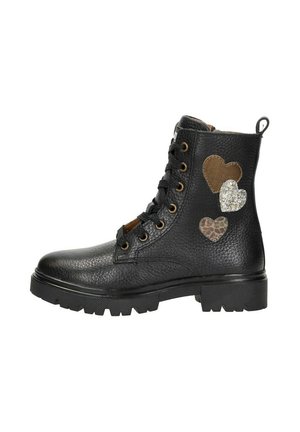 HOOG - Veterboots - zwart