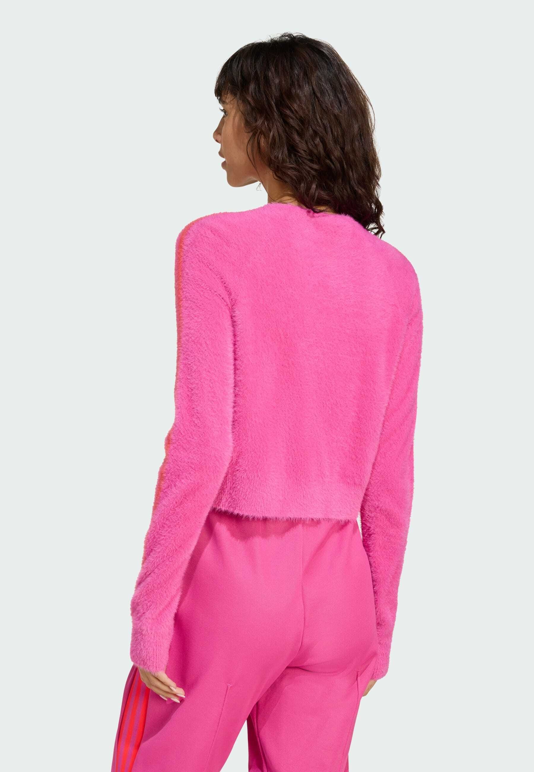 adidas Originals FLUFFY - Cardigan - semi lucid fuchsia/pink