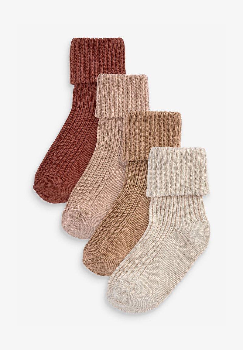 Next 4 PACK - Ponožky - rust brown neutral