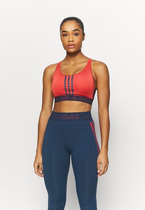 Reggiseno sportivo con sostegno medio - crered/crenav