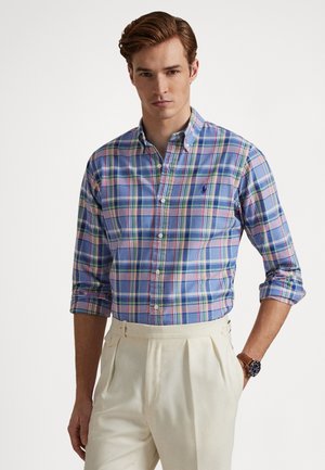 Polo Ralph Lauren CUSTOM FIT TATTERSALL OXFORD SHIRT - Pluus - blue/pink/multi-coloured