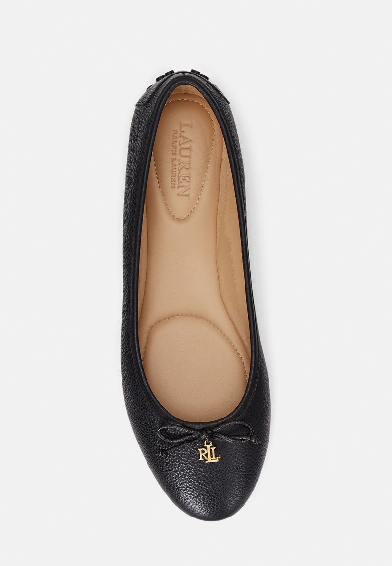 Lauren Ralph Lauren JAYNA PEBBLED LEATHER DRIVER FLAT 