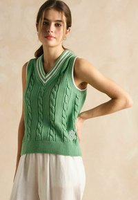 Tom Joule REGULAR FIT - DEUCE CABLE - Tops - green