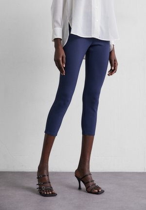 Legging Ulla Popken Femme - Coton Élastique - Grandes Tailles - Confort Mi-Haut