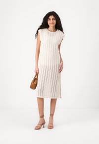 ONLY ONLAVERY O-NECK DRESS - Dnevna haljina - egret