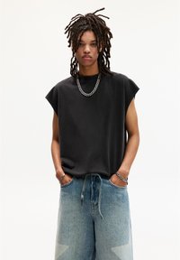 PULL&BEAR - WASHED SLEEVELESS - Top - black Thumbnail-Bild 1