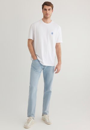 KURZARM LOGO EMBROIDERY - Basic T-shirt - white