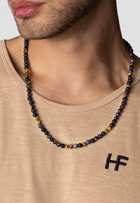 Nialaya Halskæder - brown   blue   gold