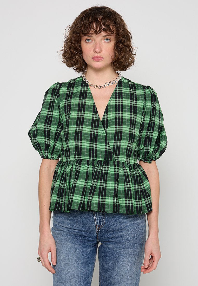Ganni Blouse groen