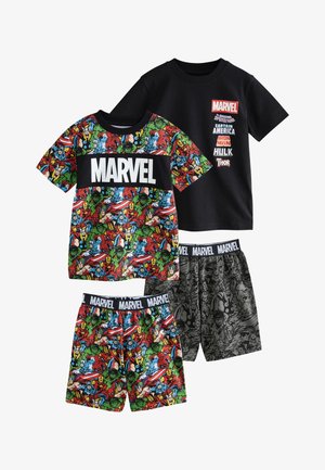 Next REGULAR FIT - MARVEL SHORT PYJAMAS 2 PACK . - Pyjamas - black red