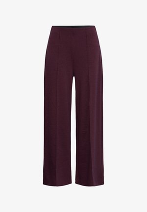 ICHI, IHKATE TWILLISH WIDE - Pantalon classique - port royale dark blue