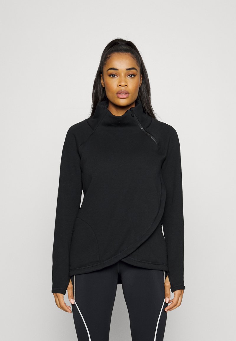 Athleta COZY KARMA II Zipup sweatshirt black Zalando.de