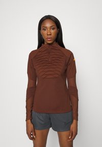 Nike Performance WINTERIZED - Sweatshirt - bronze eclipse/redstone/total orange