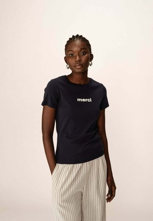 PAPA - T-shirt imprimé - marine