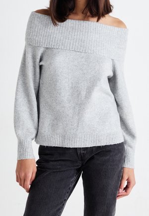 Jumper - mottled light grey