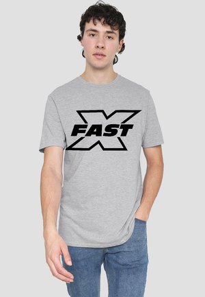 FAST FURIOUS - T-Shirt print - mottled grey