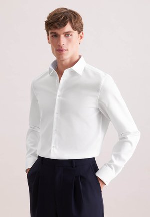 BUSINESS SCHWARZE ROSE - Chemise classique - white