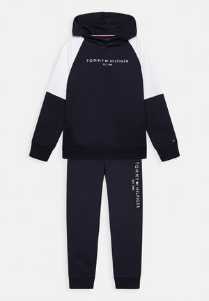 ESSENTIAL HOODED COLORBLOCK SET - Hoodie - desert sky