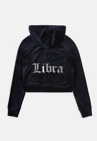 Juicy Couture LIBRA HOODIE - Φούτερ με φερμουάρ - dark blue