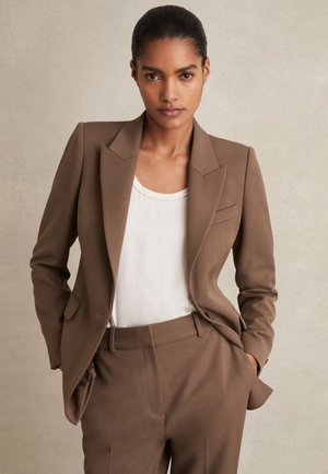 Reiss REGULAR FIT - GABI TAILORED SINGLE BREASTED SUIT BLAZER - Blejzer - mink neutral