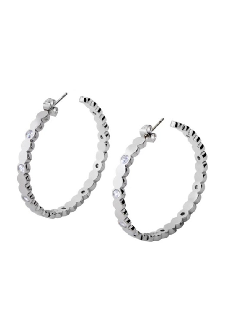 bangle up CRÉOLES LUMI - Boucles d'oreilles - argentée couleur