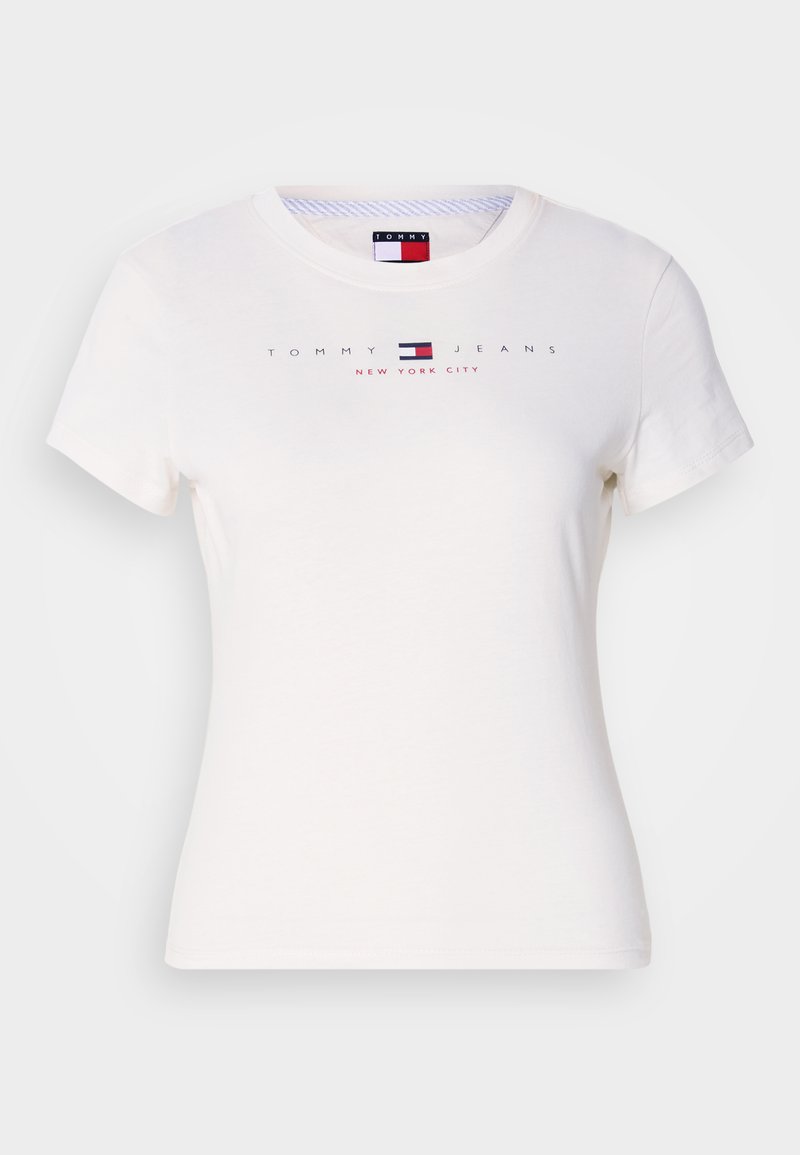 Tommy Jeans T-shirt print wit Tommy Jeans T-shirt print wit