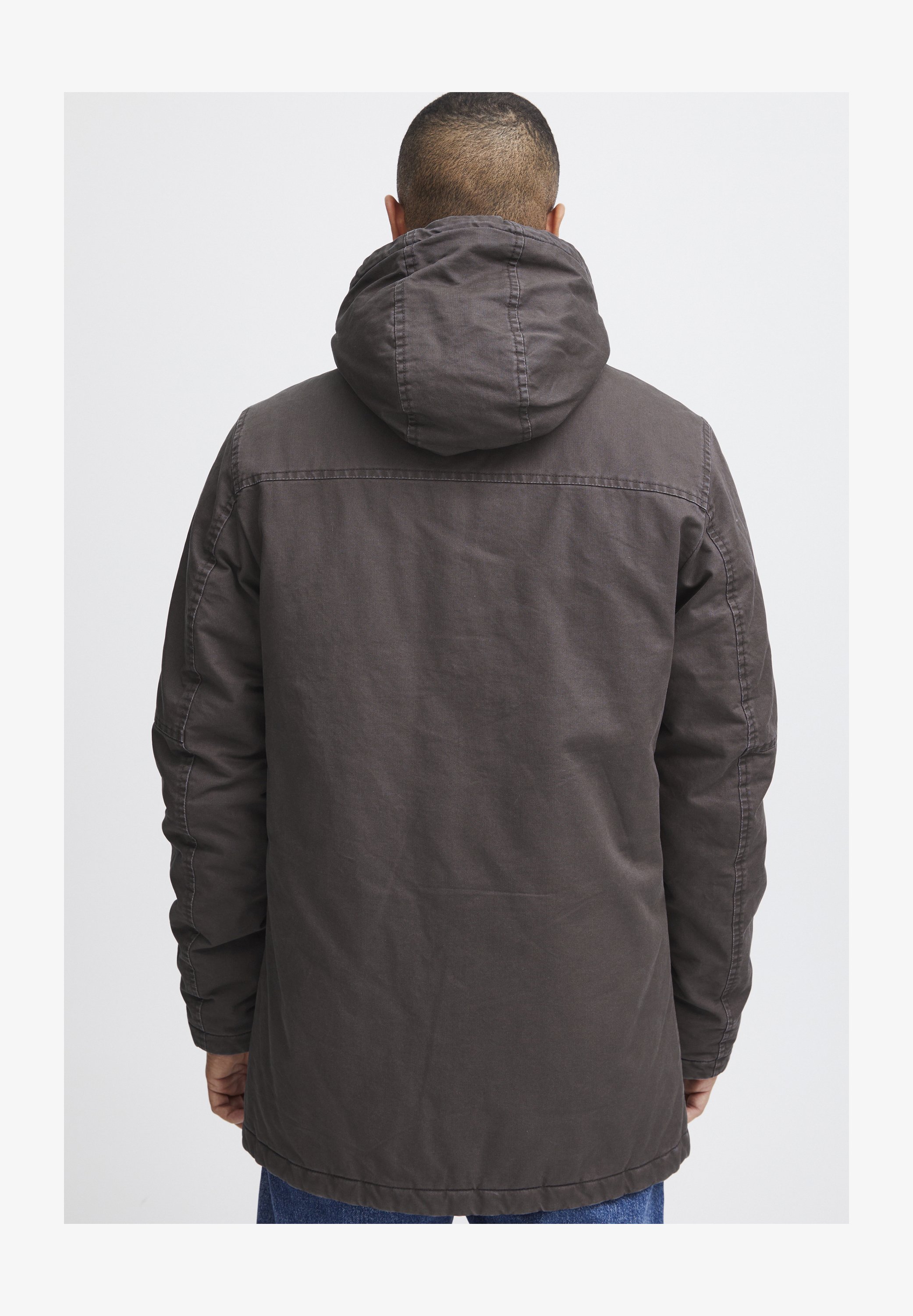 Indicode IDPappys Parka Invernale Uomo Con Cappuccio | Vestibilità Regolare | Cotone Sostenibile Better Cotton