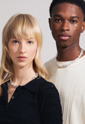 Pilgrim ACT RECYCLED NECKLACE UNISEX - Collana - silver-coloured