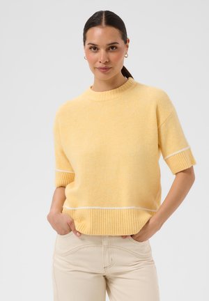 Kaffe, KAJINIE KNIT PULLOVER1/2 SLEEVE - T-shirt imprimé - sunlight melange
