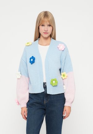 PCJENNER - Kardigán - cashmere blue/pink-a-boo