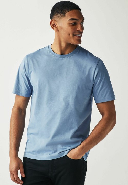 Basic Blue T Next ESSENTIAL CREW NECK - T-Shirt basic - mid blue/blau - Zalando.ch