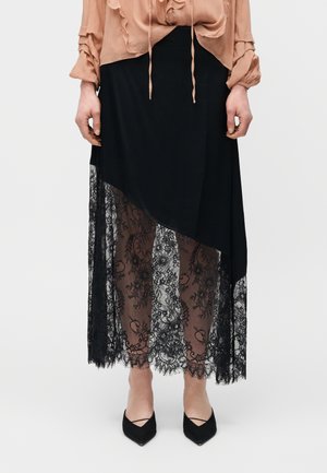 MARA SKIRT - Μάξι φούστα - black