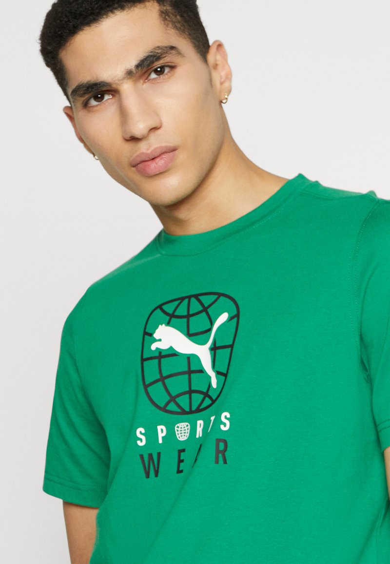 Puma BETTER SPORTSWEAR TEE Tshirt print archive green/groen