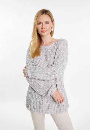 usha PULLOVER LYNNEA - Strickpullover - grau