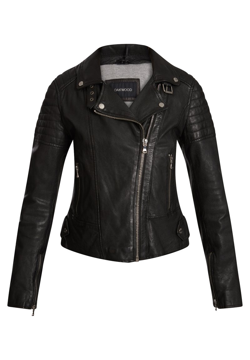 Damen Leichte Jacken | Oakwood SALOME Lederjacke black/schwarz - RG78249 Damen Leichte Jacken | Oakwood SALOME Lederjacke black/schwarz - RG78249