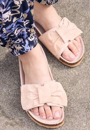 Pantolette flach - rose