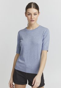 Oxmo OXHELIN - Basic T-shirt - kentucky blue melange