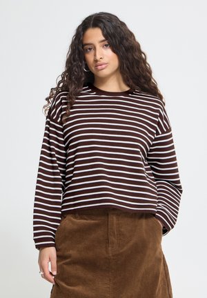 ICHI, IHLONG - Camiseta de manga larga - chicory coffee