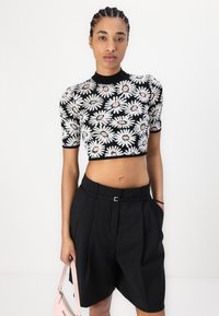 BOSS TALEDA - Šortky - black
