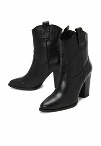 Derimod Botines de tacón - black