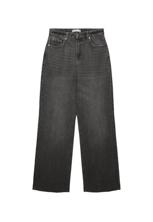 LUNGO TINTA - Jeans baggy - grigio denim