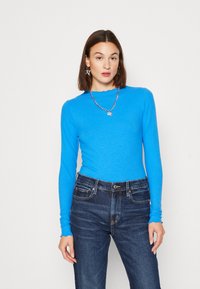 Pieces PCNICCA - Tops ar garām piedurknēm - french blue