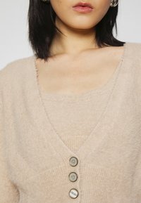 Pepe Jeans AMBER TWIN 2-IN-1 - Casaco de malha - mousse