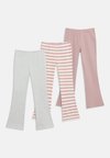 3 PACK - Κολάν - Παντελόνια - off-white/berry/light pink