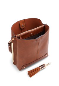 ALDO CALLIA - Borsa a mano - cognac