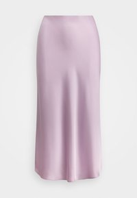 SATIN CHARMEUSE MIDI SKIRT - A-vonalú szoknya - lavender frost